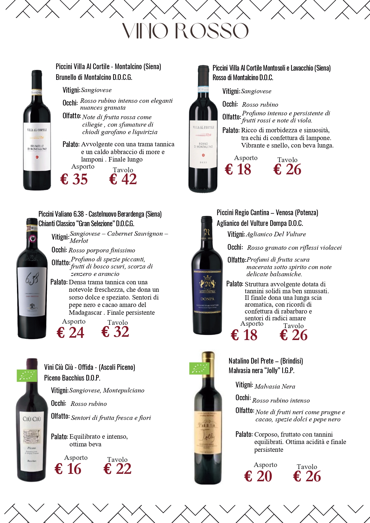 Carta Vini Pagina 18